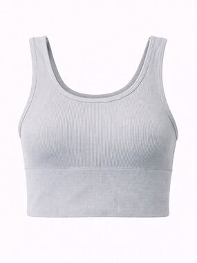 NWT Harmony Balance Women’s Grey Sports Bra Medium Support Active Small